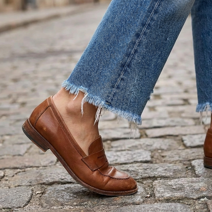 Aberjean - Casual Cropped Denim