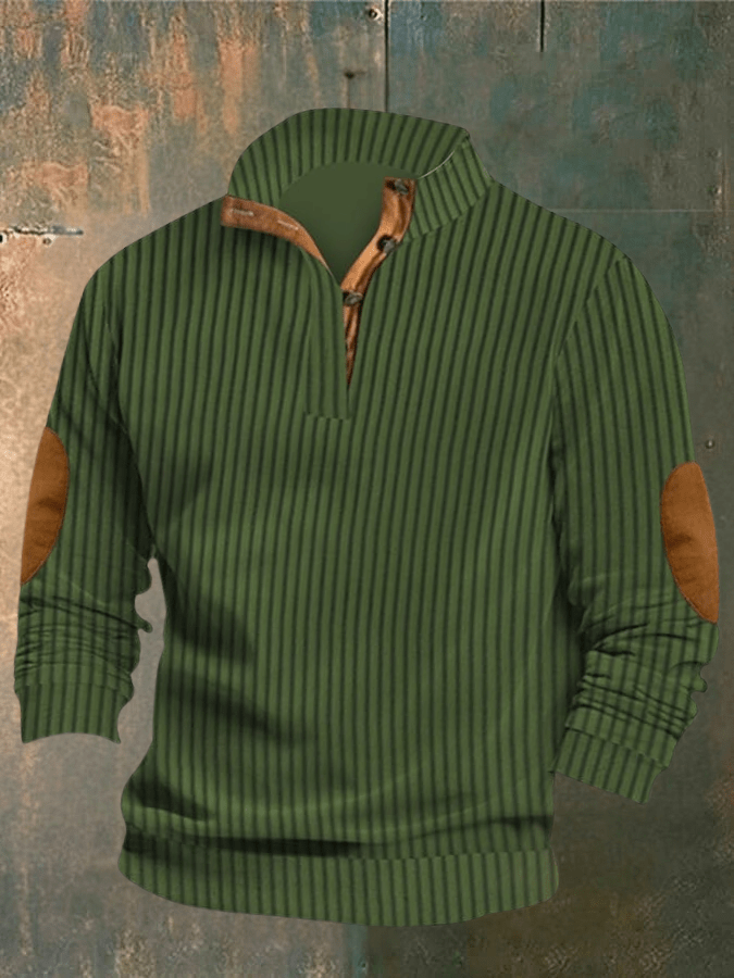 Cooper High Collar Ripped Sweater