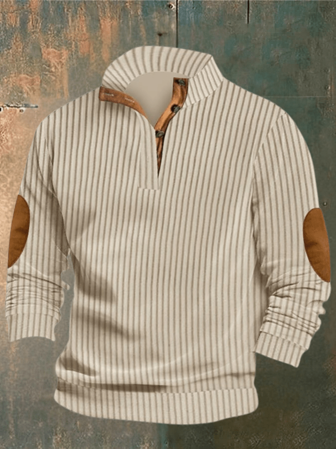 Cooper High Collar Ripped Sweater