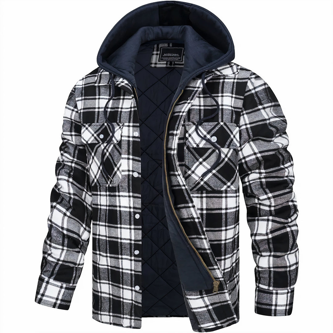 Declan Checkered Heritage Zip Jacket