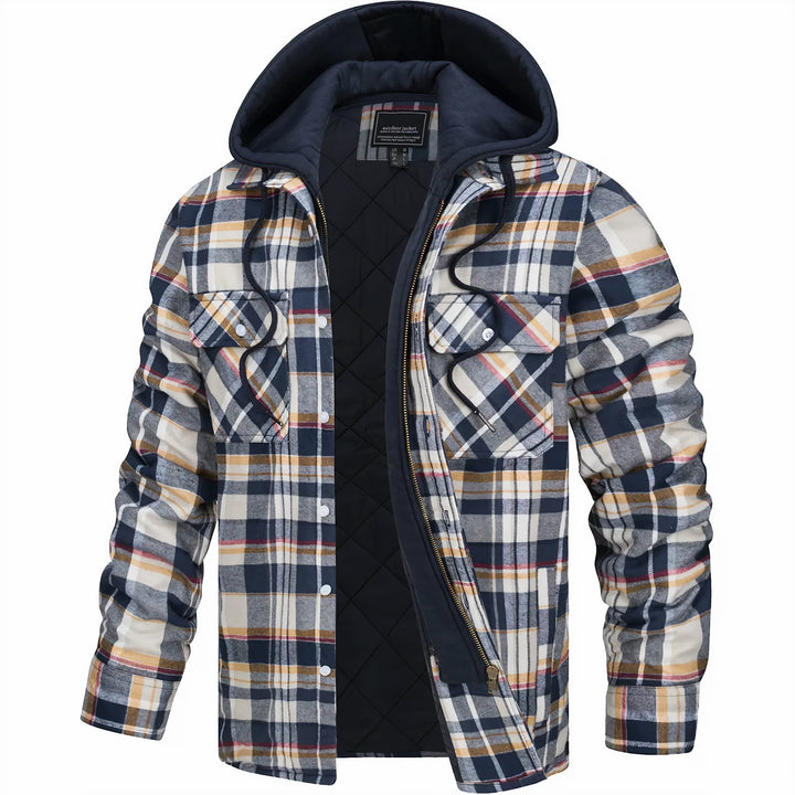 Declan Checkered Heritage Zip Jacket