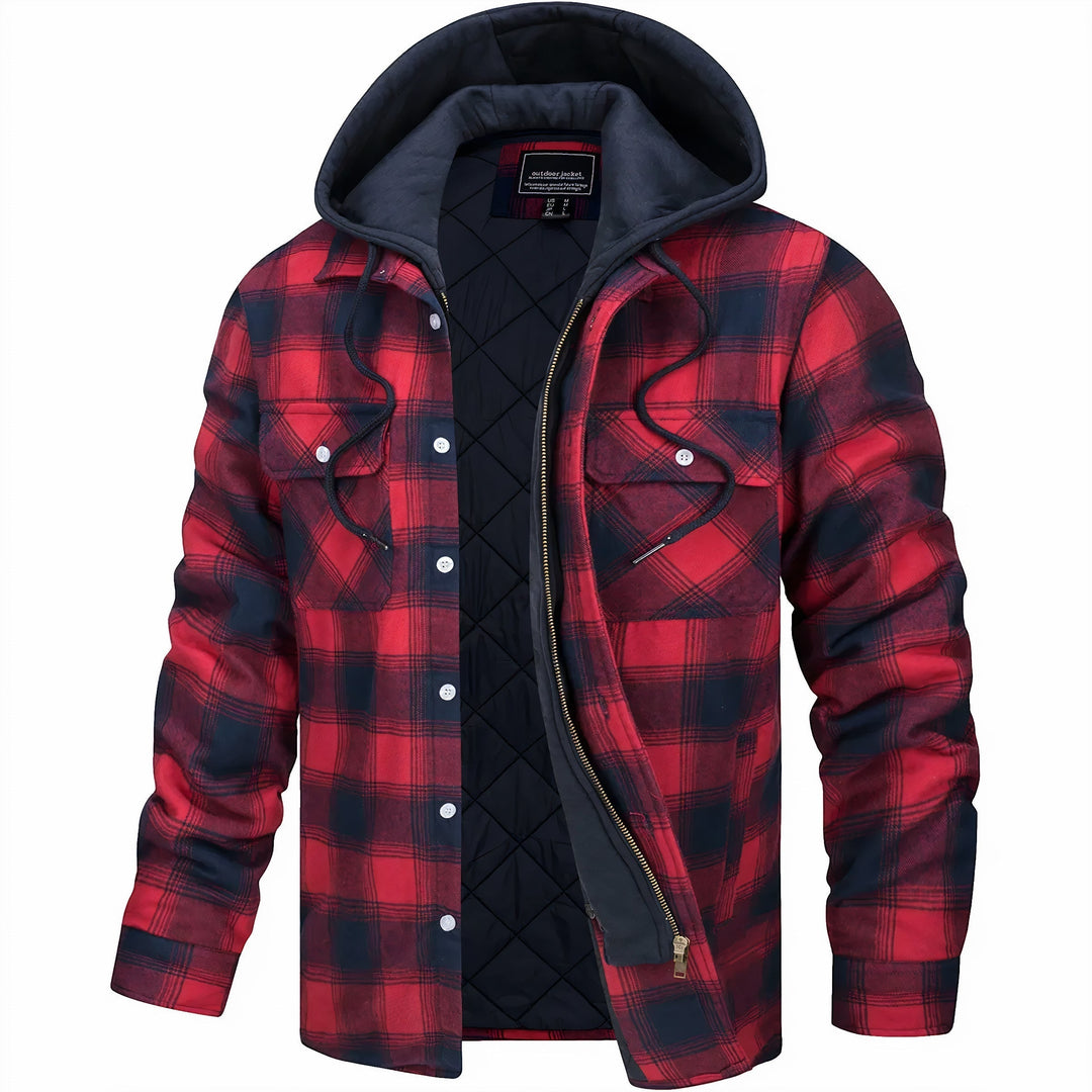 Declan Checkered Heritage Zip Jacket