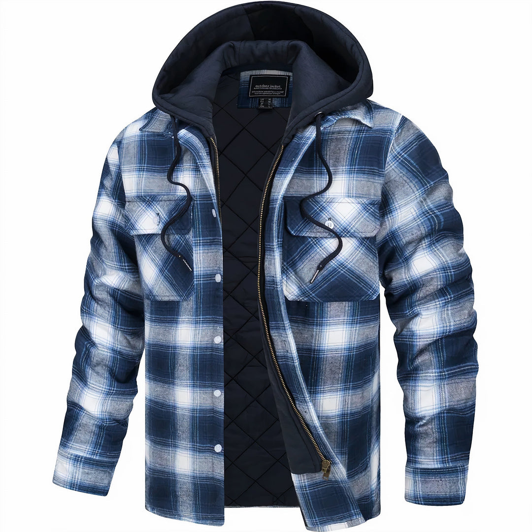 Declan Checkered Heritage Zip Jacket