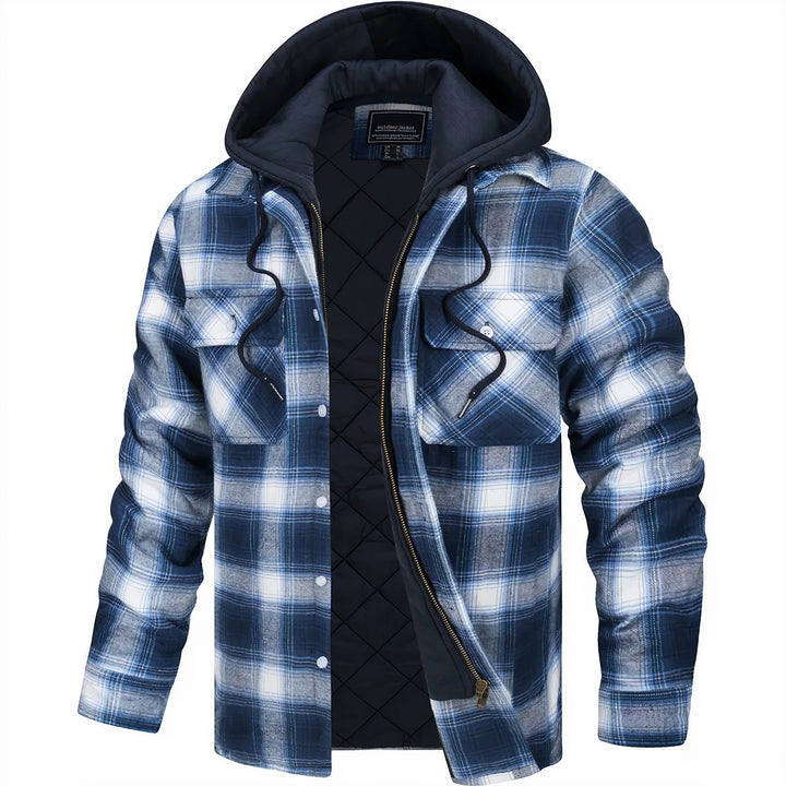Declan Checkered Heritage Zip Jacket