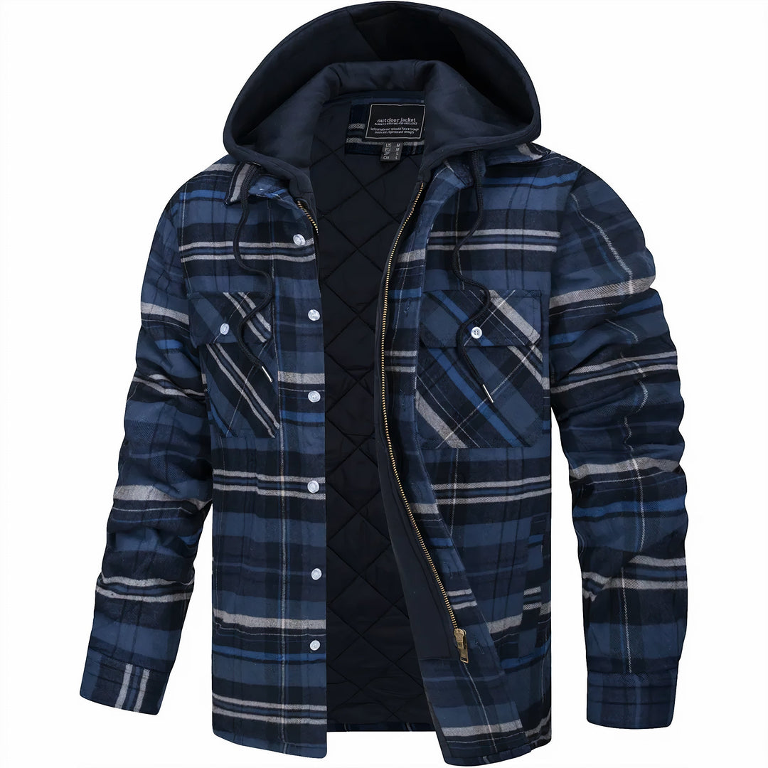 Declan Checkered Heritage Zip Jacket