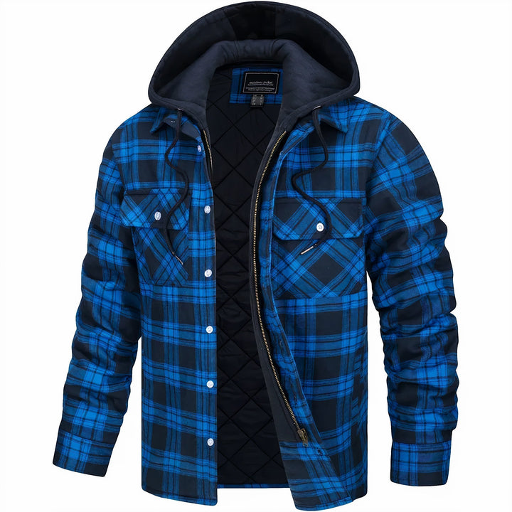 Declan Checkered Heritage Zip Jacket